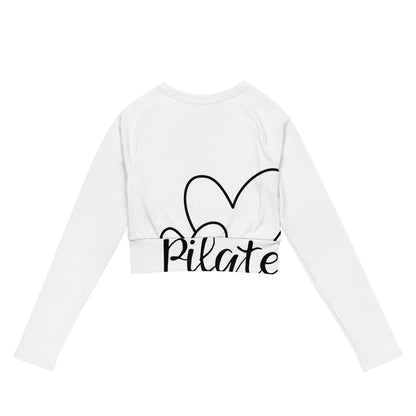 Pilates Hot-T's Recycled long-sleeve crop top