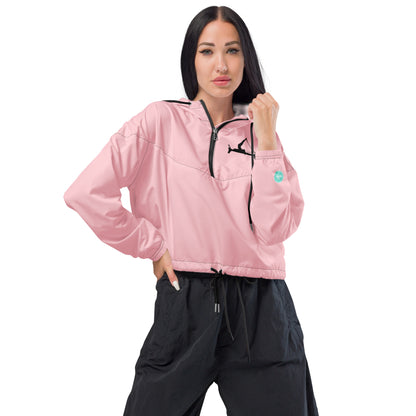 Pilates Hot-T's Stylish Women’s cropped Windbreaker 'WOW'