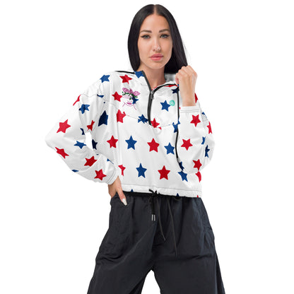 Pilates Hot-T's Women’s cropped Windbreaker 'SQUAT'