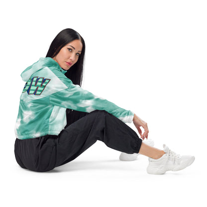 Pilates Hot-T's Stylish Women’s cropped Windbreaker 'WOW'