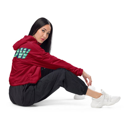 Pilates Hot-T's Stylish Women’s cropped Windbreaker 'WOW'