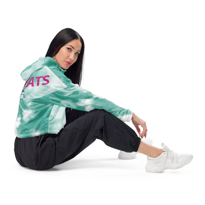 Pilates Hot-T's Women’s cropped Windbreaker 'SQUATS'