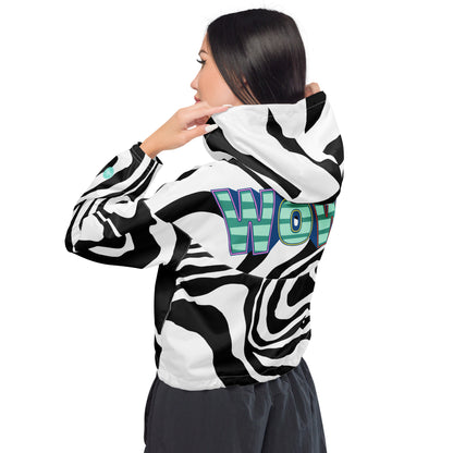 Pilates Hot-T's Stylish Women’s cropped Windbreaker