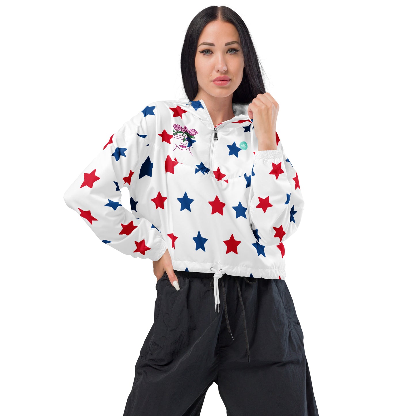 Pilates Hot-T's Women’s cropped Windbreaker 'SQUAT'