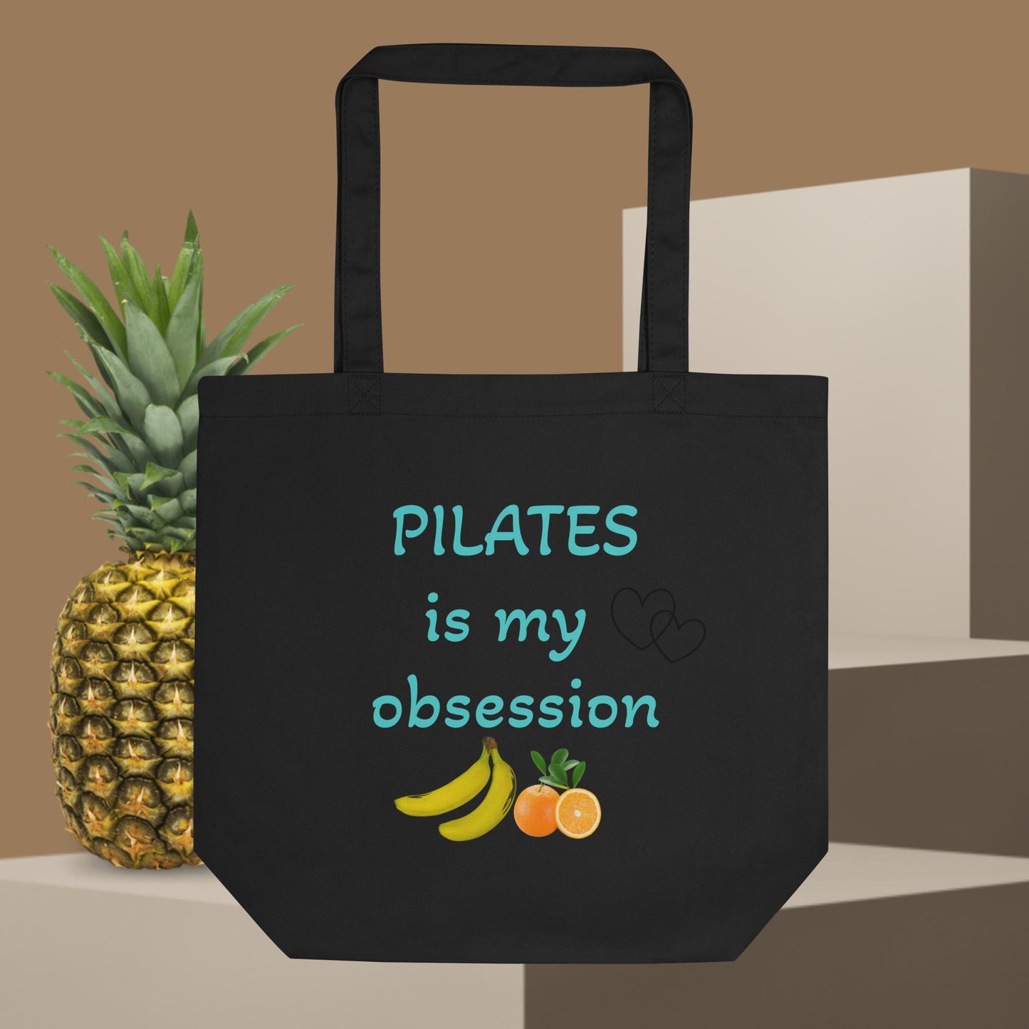 Pilates Hot-T's Organic Cotton Eco Tote Bag