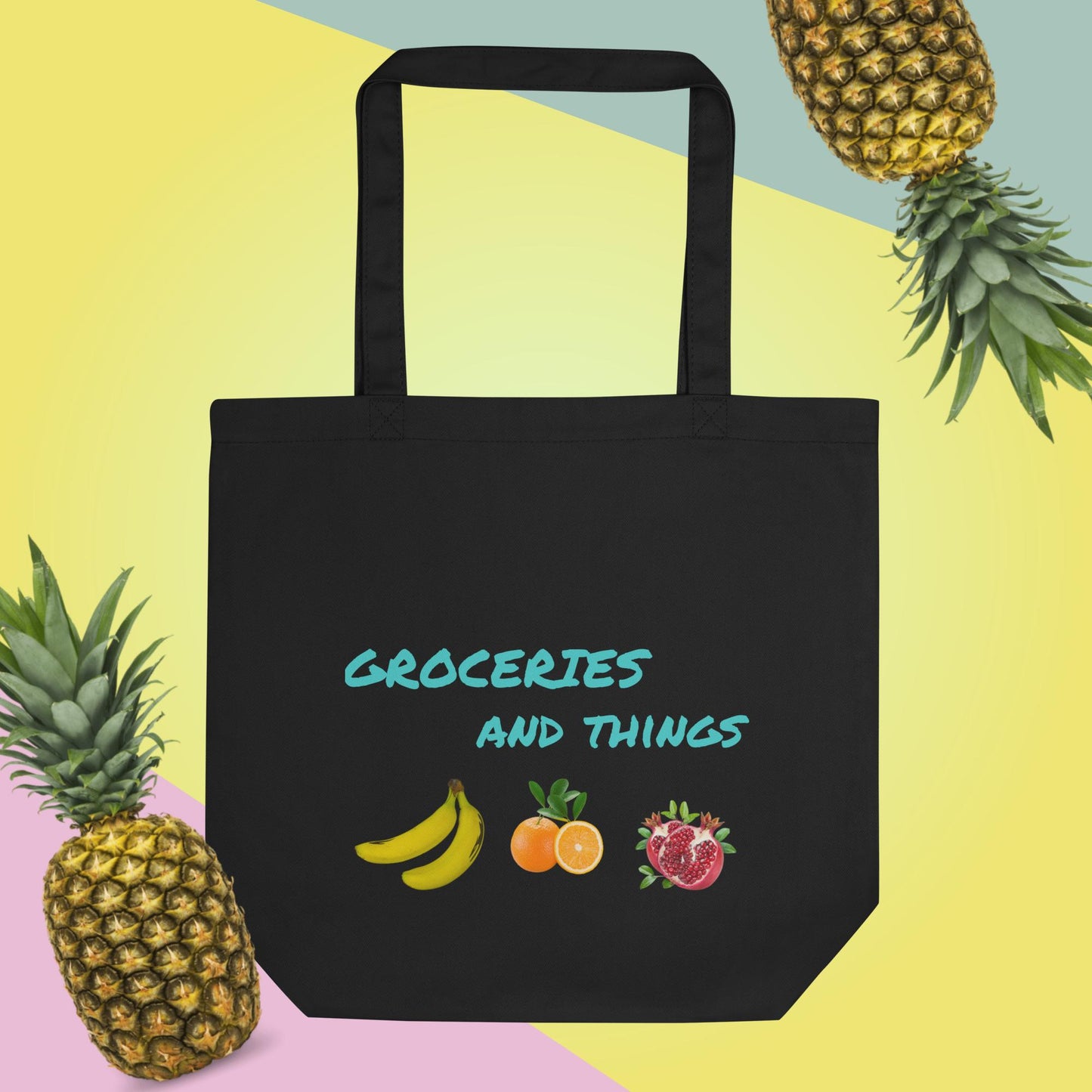 Pilates Hot-T's Eco Tote Grocery Bag Groceries and Things