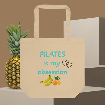 Pilates Hot-T's Organic Cotton Eco Tote Bag