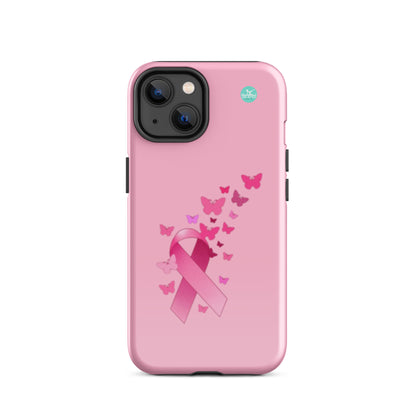 Pilates Hot-T's Tough Case for iPhone®Breast Cancer Awareness