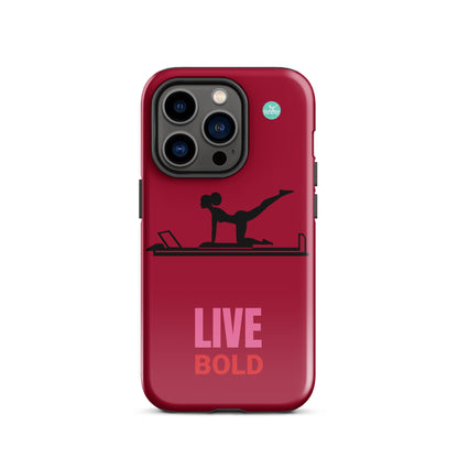 Pilates Hot-T' Live Bold Tough Case for iPhone®