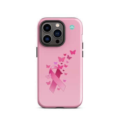 Pilates Hot-T's Tough Case for iPhone®Breast Cancer Awareness