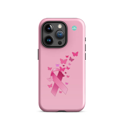 Pilates Hot-T's Tough Case for iPhone®Breast Cancer Awareness