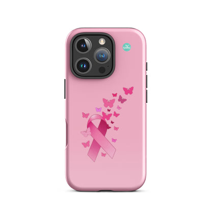 Pilates Hot-T's Tough Case for iPhone®Breast Cancer Awareness