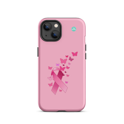 Pilates Hot-T's Tough Case for iPhone®Breast Cancer Awareness