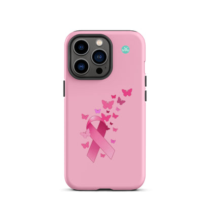 Pilates Hot-T's Tough Case for iPhone®Breast Cancer Awareness