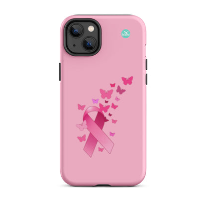 Pilates Hot-T's Tough Case for iPhone®Breast Cancer Awareness