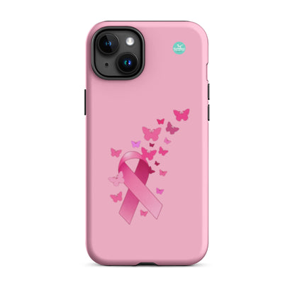 Pilates Hot-T's Tough Case for iPhone®Breast Cancer Awareness