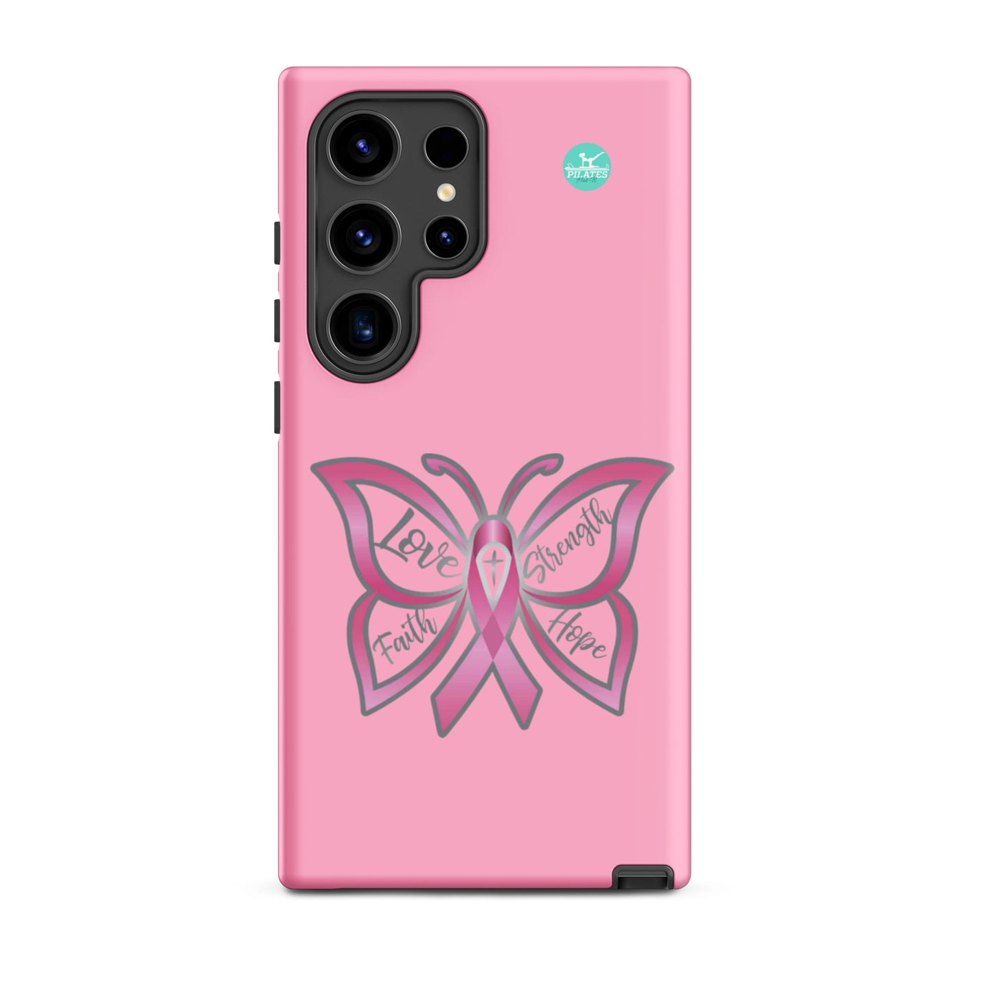 Piates Hot-T's Tough case for Samsung®Breast Cancer Awareness