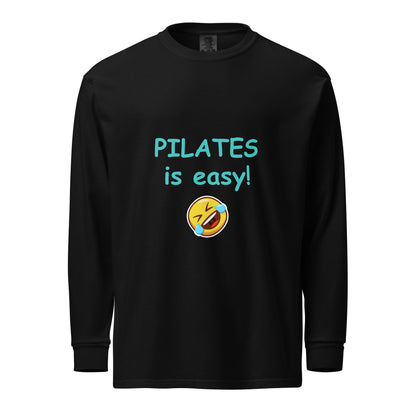 Pilates Hot-T's Garment-dyed heavyweight long-sleeve shirt