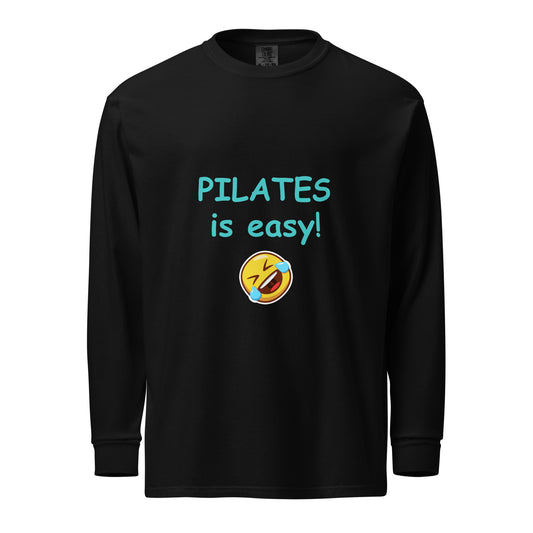 Pilates Hot-T's Garment-dyed heavyweight long-sleeve shirt