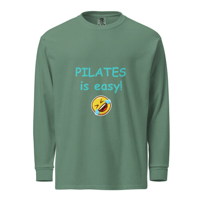 Pilates Hot-T's Garment-dyed heavyweight long-sleeve shirt