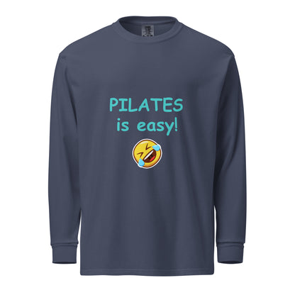 Pilates Hot-T's Garment-dyed heavyweight long-sleeve shirt