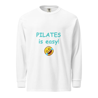 Pilates Hot-T's Garment-dyed heavyweight long-sleeve shirt