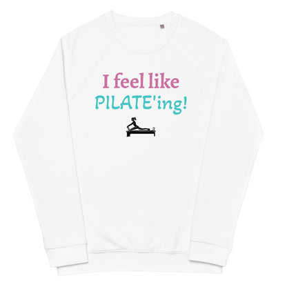 Pilates Hot-T's Unisex organic raglan sweatshirt