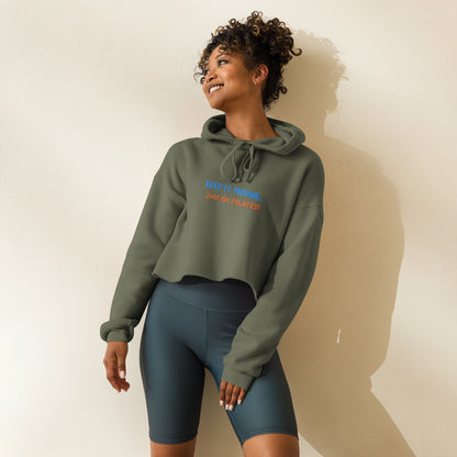 Pilates Hot-T's Crop Hoodie EMBROIDERED