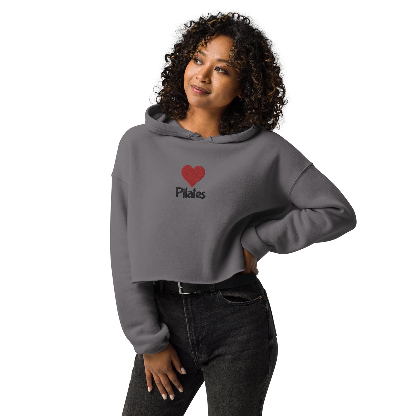 Pilates Hot-T's Crop Hoodie EMBROIDERED