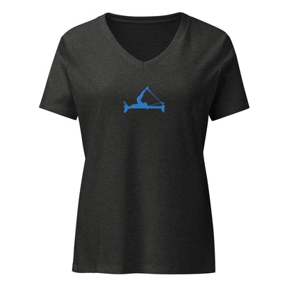 Pilates Hot-T's Women’s Relaxed V-neck T-shirt