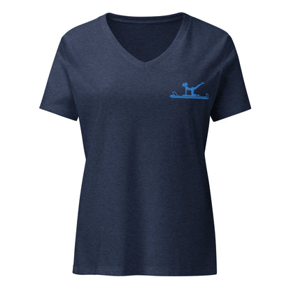 Pilates Hot-T's Women’s Relaxed V-neck T-shirt